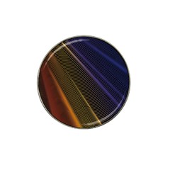 Rainbow Waves Mesh Colorful 3d Hat Clip Ball Marker (10 Pack)