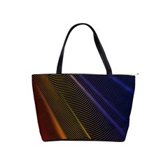 Rainbow Waves Mesh Colorful 3d Classic Shoulder Handbag