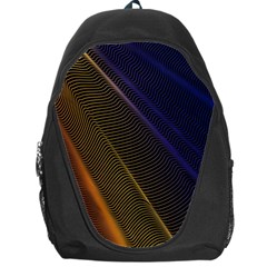 Rainbow Waves Mesh Colorful 3d Backpack Bag