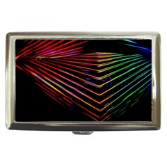 Abstract Neon Background Light Cigarette Money Case