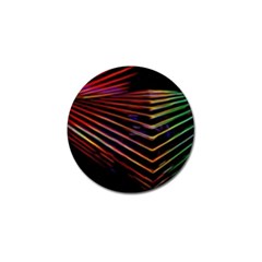 Abstract Neon Background Light Golf Ball Marker (4 Pack)