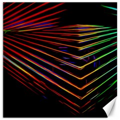 Abstract Neon Background Light Canvas 12  X 12 