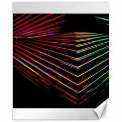 Abstract Neon Background Light Canvas 16  X 20 