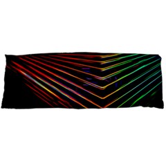 Abstract Neon Background Light Body Pillow Case (dakimakura) by HermanTelo