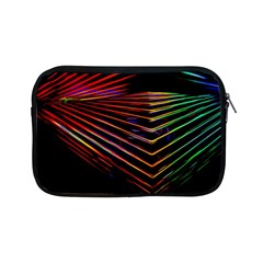 Abstract Neon Background Light Apple Ipad Mini Zipper Cases