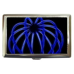 Light Effect Blue Bright Design Cigarette Money Case