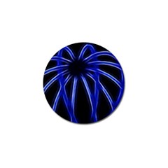 Light Effect Blue Bright Design Golf Ball Marker (10 Pack)