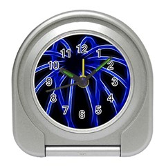 Light Effect Blue Bright Design Travel Alarm Clock