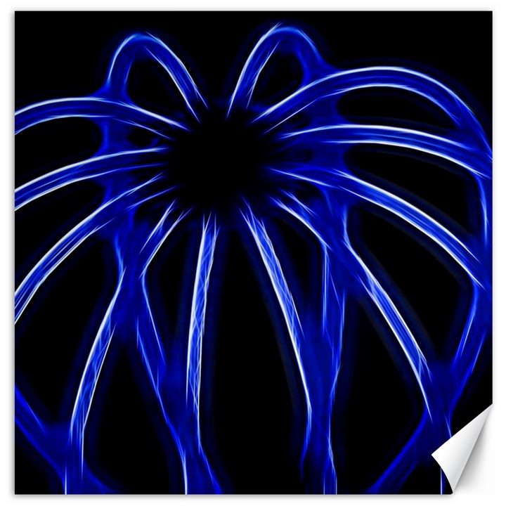 Light Effect Blue Bright Design Canvas 16  x 16 