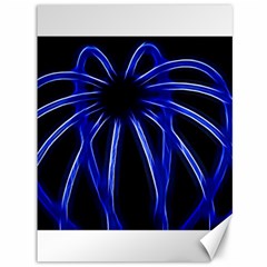 Light Effect Blue Bright Design Canvas 36  X 48  by HermanTelo