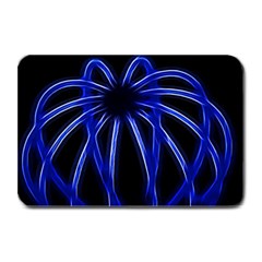 Light Effect Blue Bright Design Plate Mats by HermanTelo