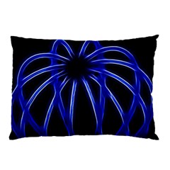 Light Effect Blue Bright Design Pillow Case