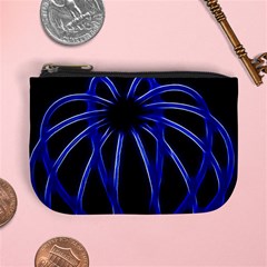 Light Effect Blue Bright Design Mini Coin Purse