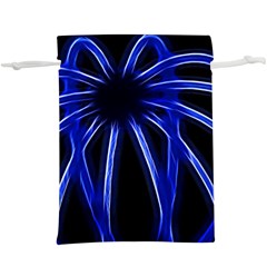 Light Effect Blue Bright Design  Lightweight Drawstring Pouch (xl)