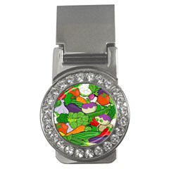 Vegetables Bell Pepper Broccoli Money Clips (cz) 