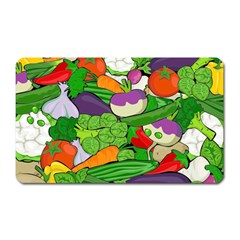 Vegetables Bell Pepper Broccoli Magnet (rectangular) by HermanTelo