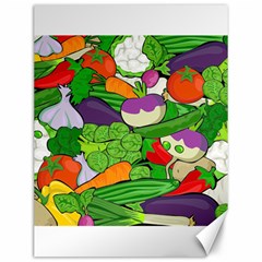 Vegetables Bell Pepper Broccoli Canvas 12  X 16 