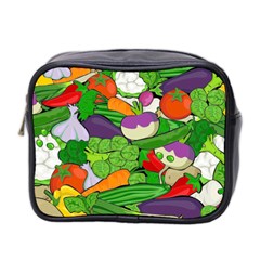 Vegetables Bell Pepper Broccoli Mini Toiletries Bag (two Sides) by HermanTelo