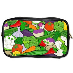 Vegetables Bell Pepper Broccoli Toiletries Bag (one Side) by HermanTelo