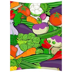 Vegetables Bell Pepper Broccoli Back Support Cushion by HermanTelo