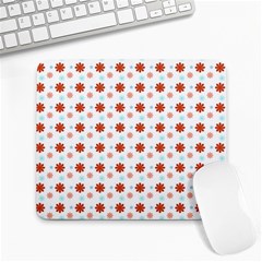 Background Flowers Multicolor Large Mousepads by HermanTelo