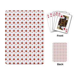 Background Flowers Multicolor Playing Cards Single Design (rectangle)