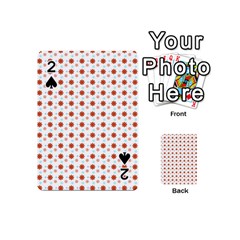 Background Flowers Multicolor Playing Cards 54 Designs (mini)