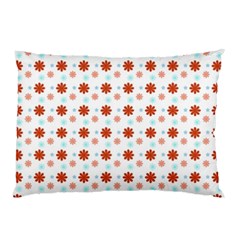 Background Flowers Multicolor Pillow Case (two Sides)