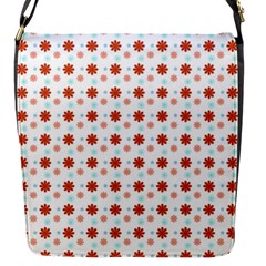 Background Flowers Multicolor Flap Closure Messenger Bag (s)