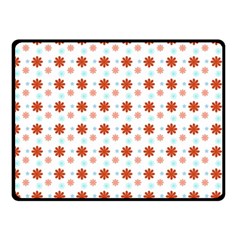 Background Flowers Multicolor Double Sided Fleece Blanket (small) 