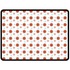 Background Flowers Multicolor Double Sided Fleece Blanket (large) 