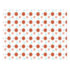 Background Flowers Multicolor Double Sided Flano Blanket (large) 