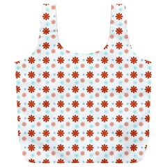 Background Flowers Multicolor Full Print Recycle Bag (xxl)