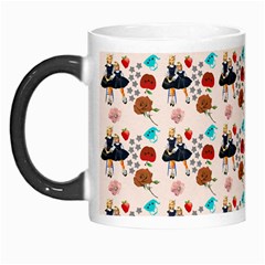 Retro Girls Dress In Black Pattern Morph Mugs