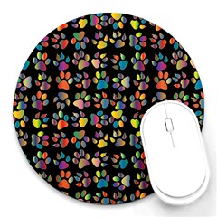 Paws Round Mousepads