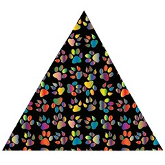 Paws Wooden Puzzle Triangle by ArtworkByPatrick