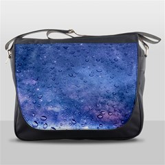 Gouttes D eau Galaxy Messenger Bag by kcreatif