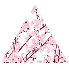 Fleurs De Cerisier Wooden Puzzle Triangle by kcreatif