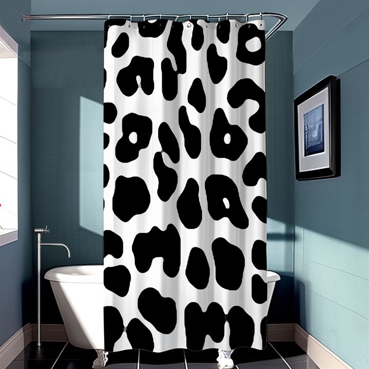 Taches Léopard Shower Curtain 36  x 72  (Stall) 