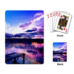 Photo Coucher Du Soleil Effet Galaxy Playing Cards Single Design (rectangle) by kcreatif