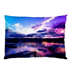 Photo Coucher Du Soleil Effet Galaxy Pillow Case by kcreatif