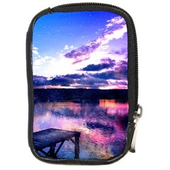 Photo Coucher Du Soleil Effet Galaxy Compact Camera Leather Case by kcreatif