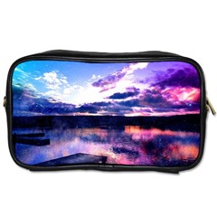 Photo Coucher Du Soleil Effet Galaxy Toiletries Bag (one Side) by kcreatif