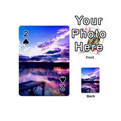 Photo Coucher Du Soleil Effet Galaxy Playing Cards 54 Designs (mini) by kcreatif