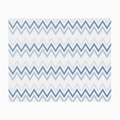 Chevrons Bleus/blanc Small Glasses Cloth by kcreatif