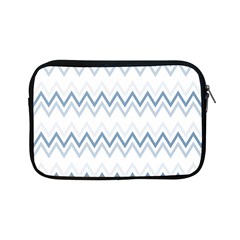 Chevrons Bleus/blanc Apple Ipad Mini Zipper Cases by kcreatif