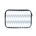 Chevrons Bleus/Blanc Apple MacBook Pro 15  Zipper Case Front