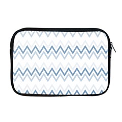 Chevrons Bleus/blanc Apple Macbook Pro 17  Zipper Case by kcreatif