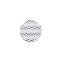 Chevrons Gris/blanc 1  Mini Buttons by kcreatif