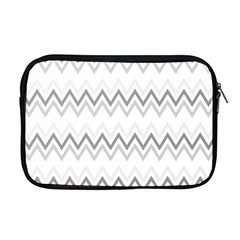 Chevrons Gris/blanc Apple Macbook Pro 17  Zipper Case by kcreatif